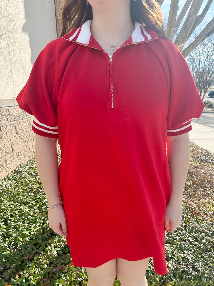 Track Ready Dress - Red