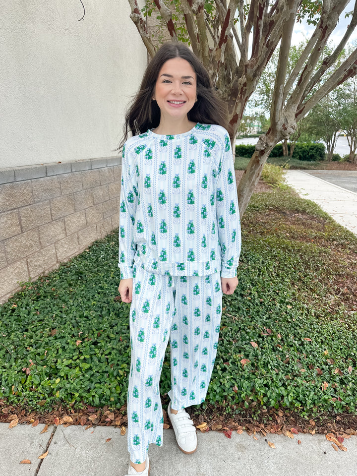 MS Annie PJ Pant Set - Ginger Jar Joy