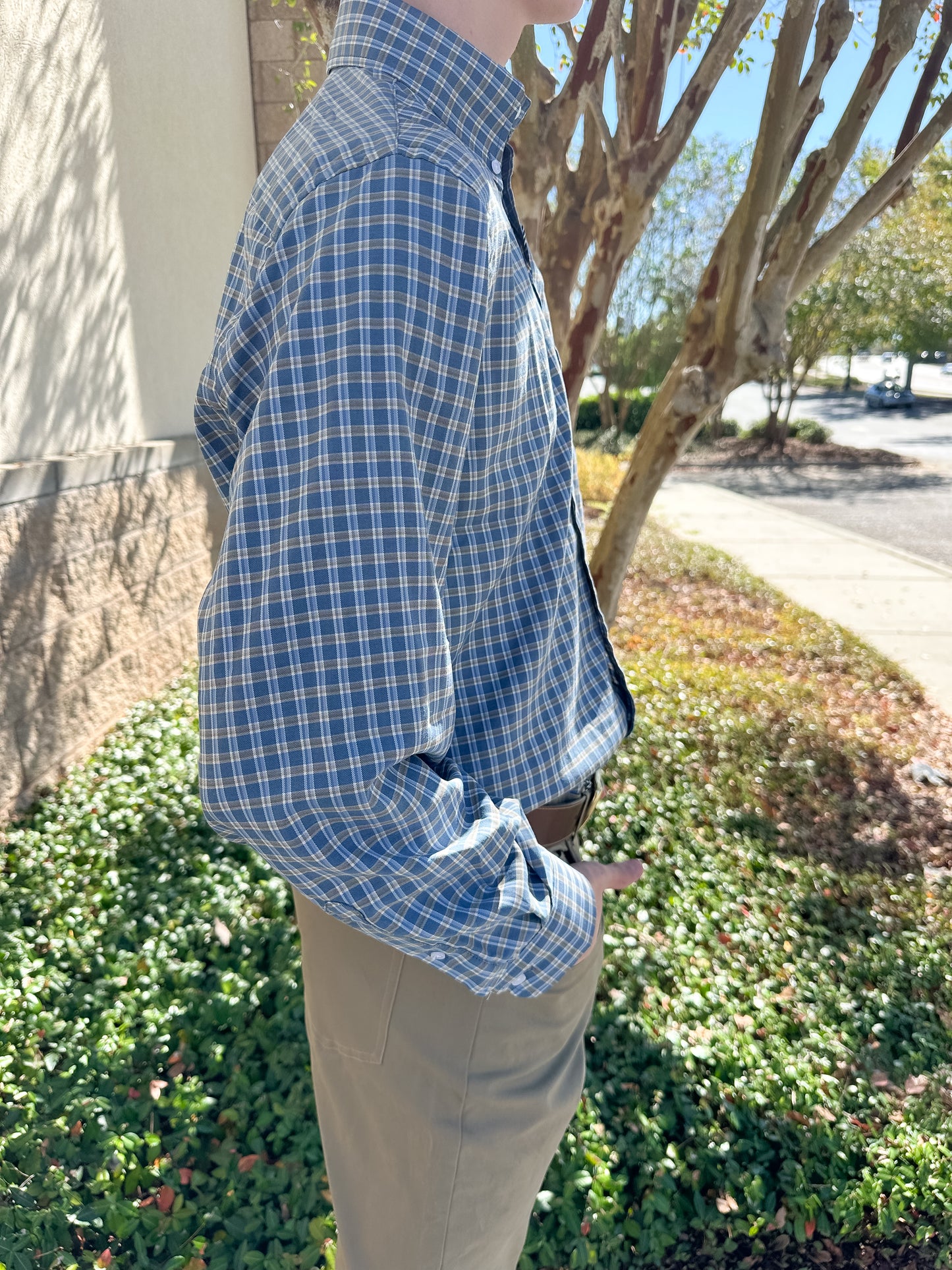 S. Casanova F25 Ransom Plaid Button Down