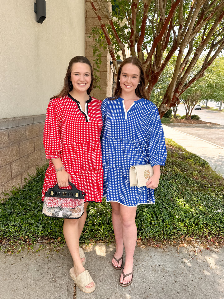 Cooper Dress - Red & Black