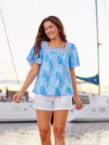 Heidi Top - Color Me Sweet Blue