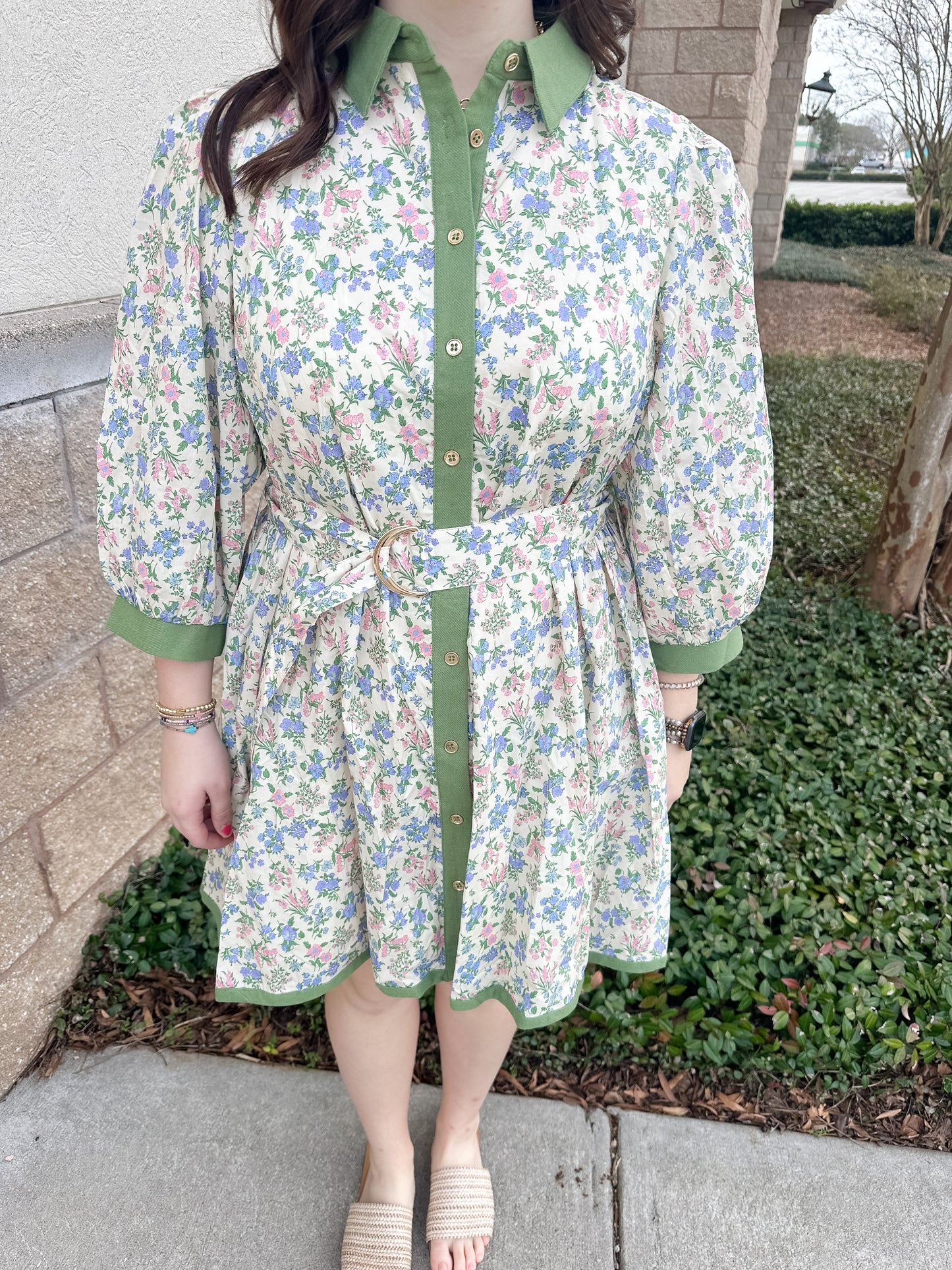 Marsha Dress - Sage