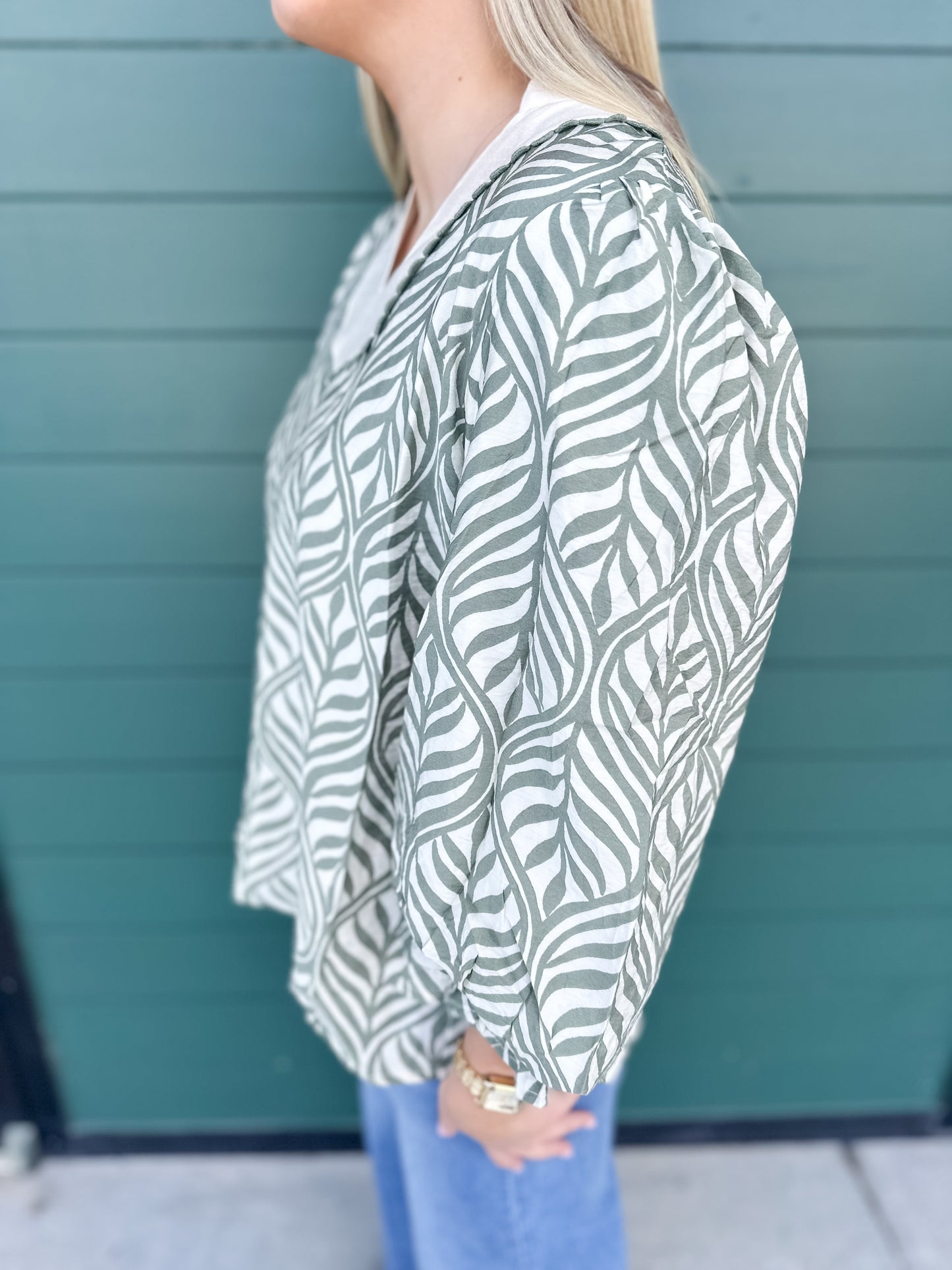 Hillary Printed Top