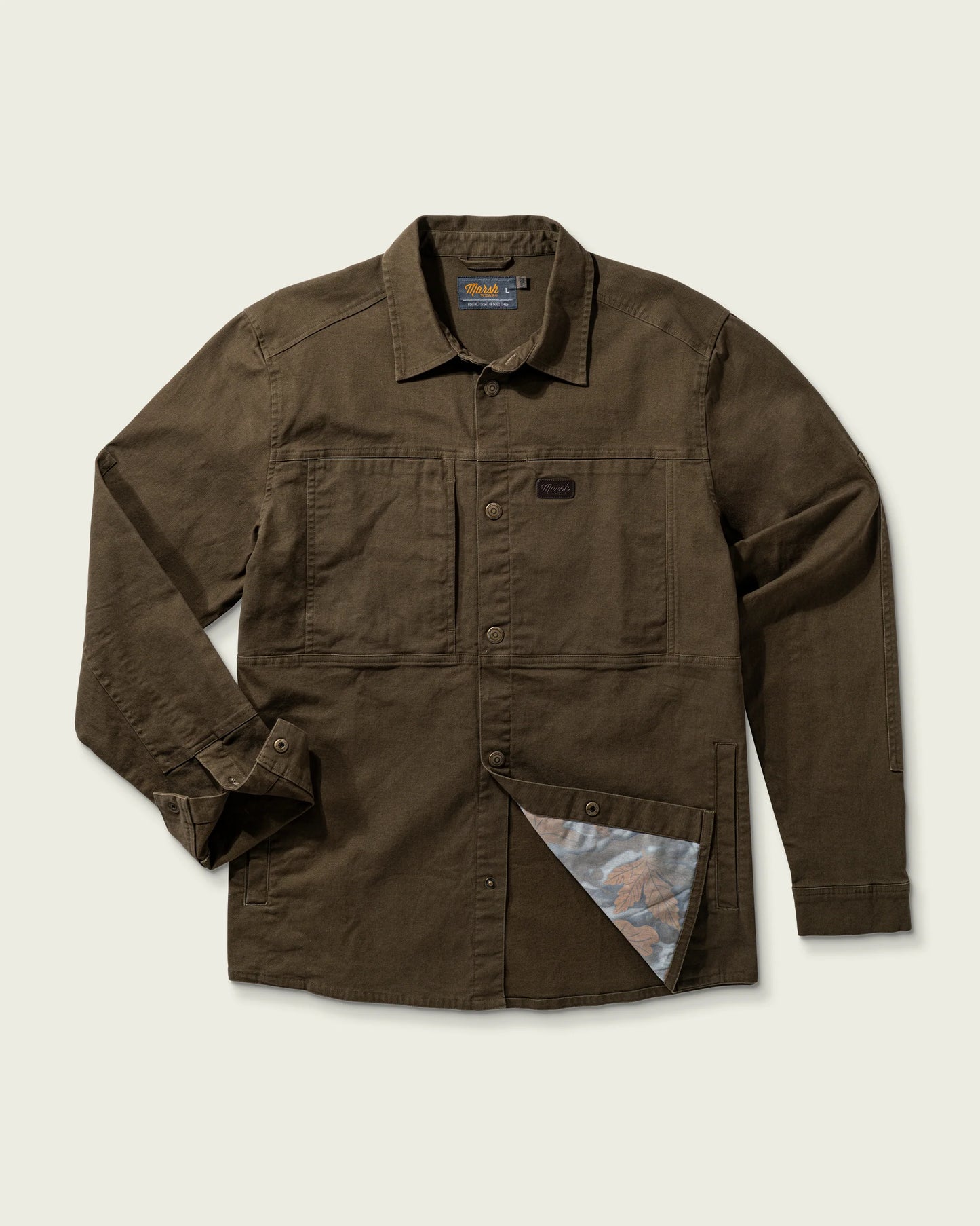 Marsh Wear Men’s The Delano Shacket - Desert Palm