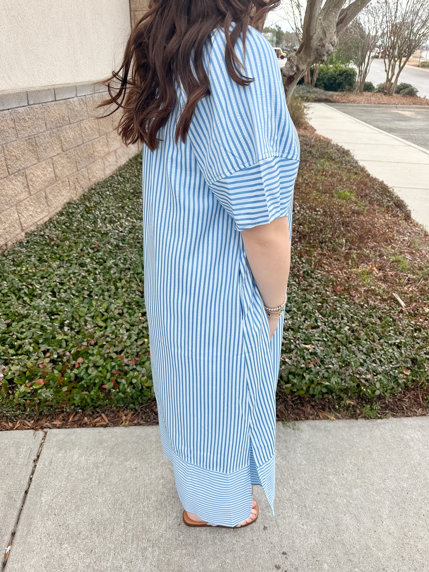 Rein Maxi Dress - Blue on Blue