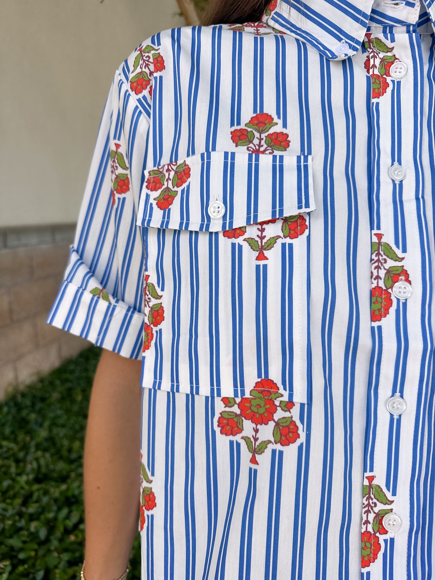 Bryce Stripe Camp Top