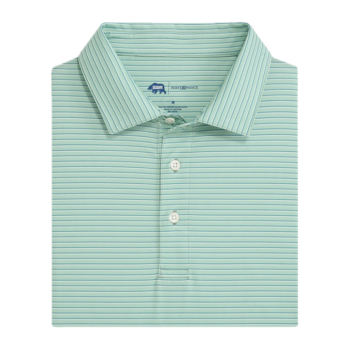 Onward Reserve Scout Stripe Performance Polo - Surf