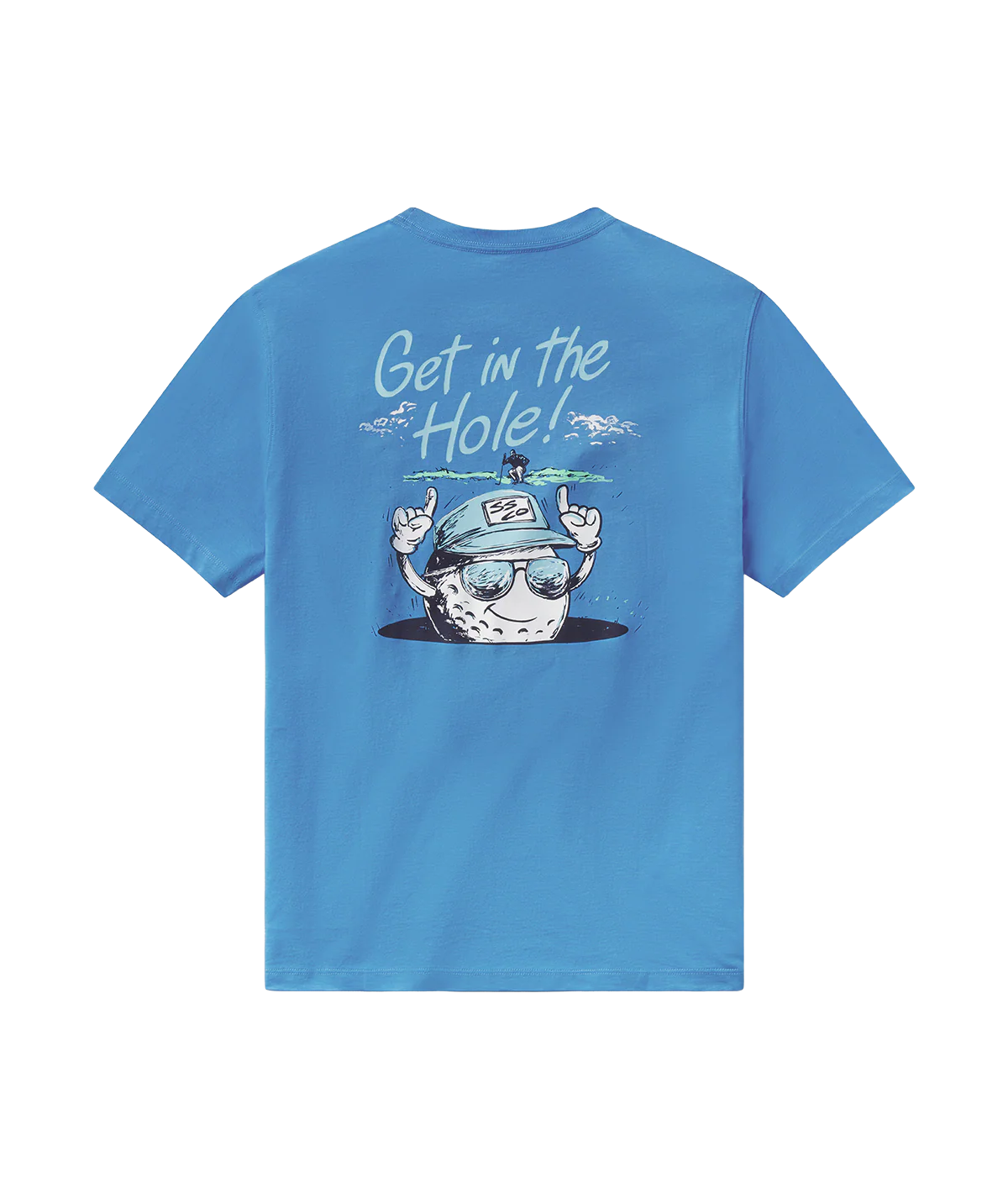 SSCO Men’s Get in the Hole S/S T-Shirt - Azure