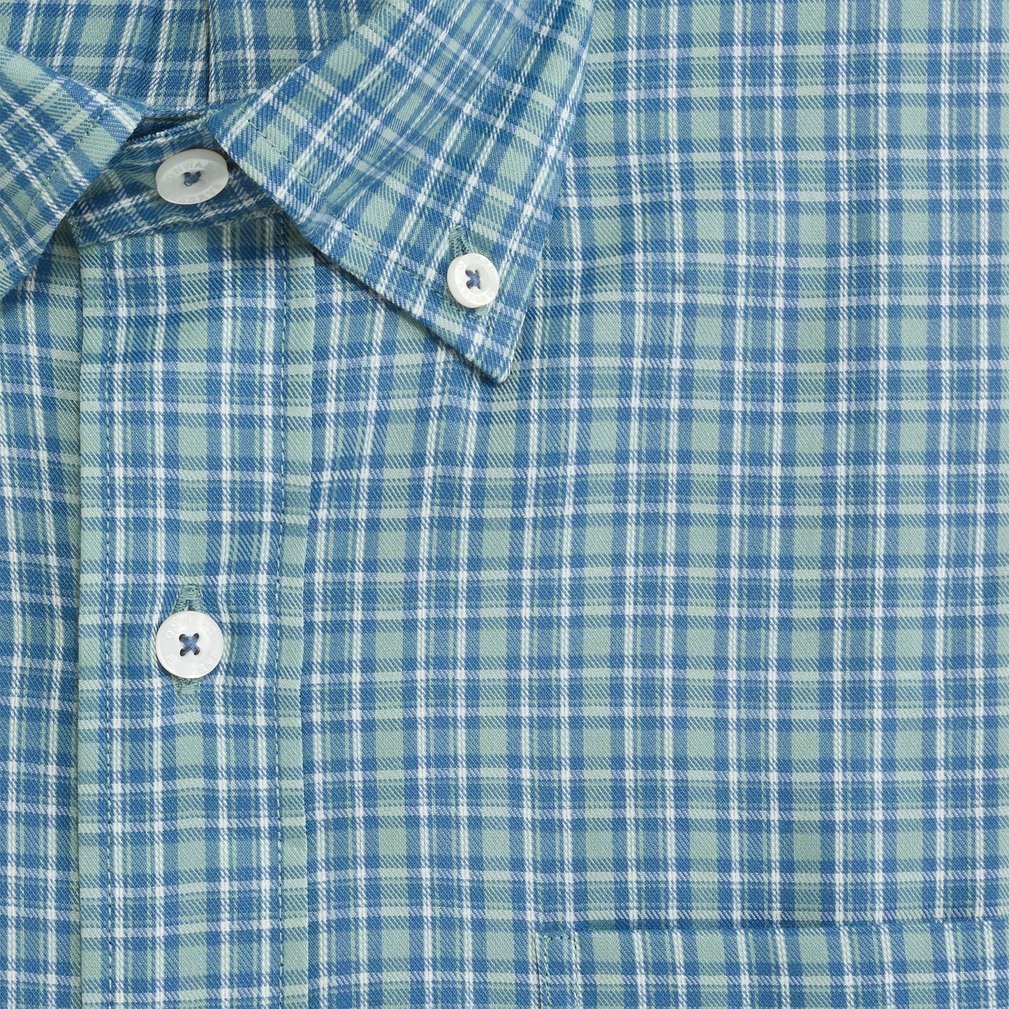 Onward Reserve Dock Classic Fit Brushed Performance Twill Button Down - Surf