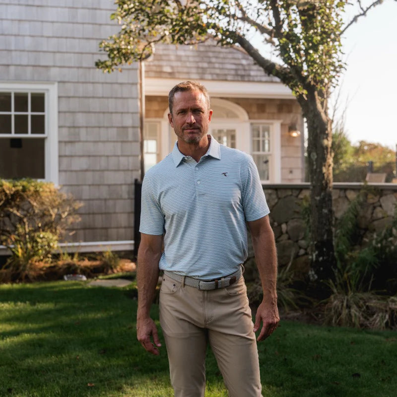 Genteal S26 Cape Performance Polo - Aqua