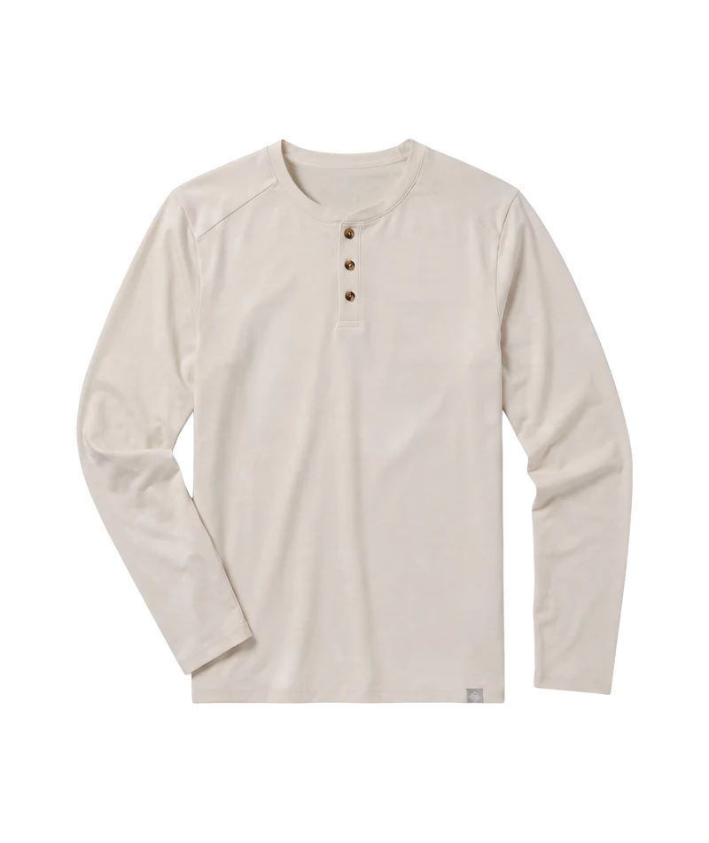 SSCO Men’s Max Comfort Henley L/S - Oatmeal