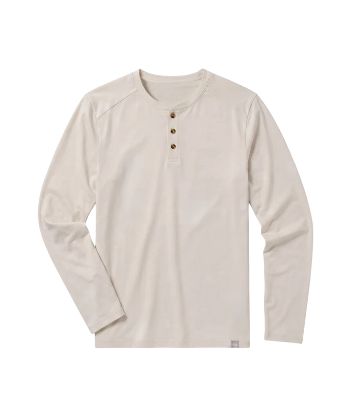 SSCO Men’s Max Comfort Henley L/S - Oatmeal