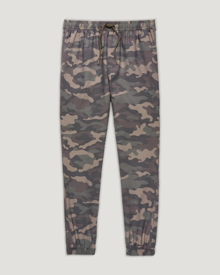 FreeFly Mens Reverb Jogger - Woodland Camo Print