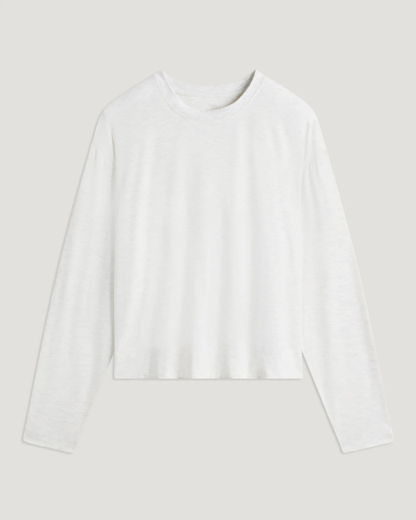 Free Fly Women’s Bamboo Shade Crossbody Long Sleeve - Off White Heather