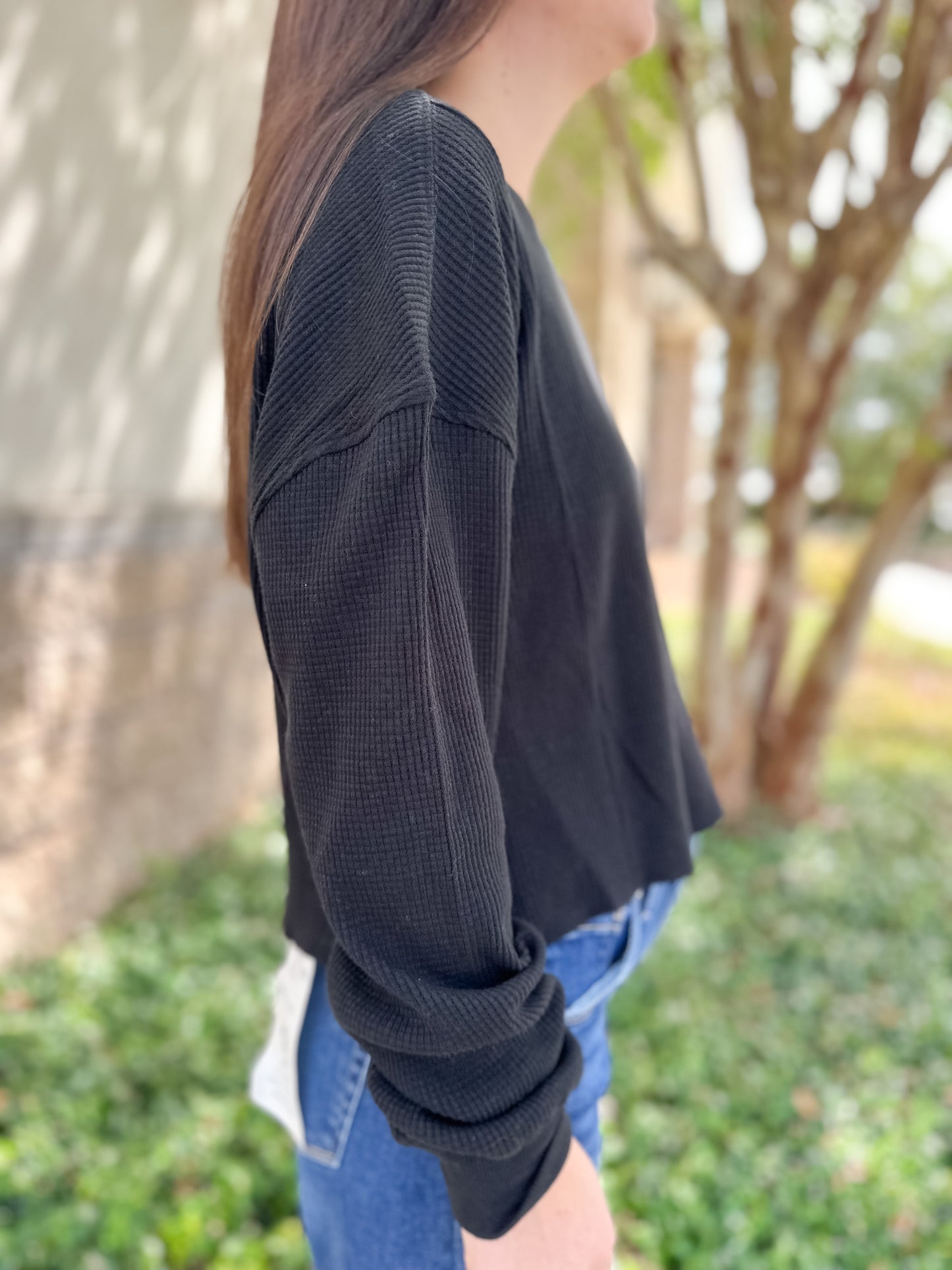 Angel Mini Thermal Top - Black