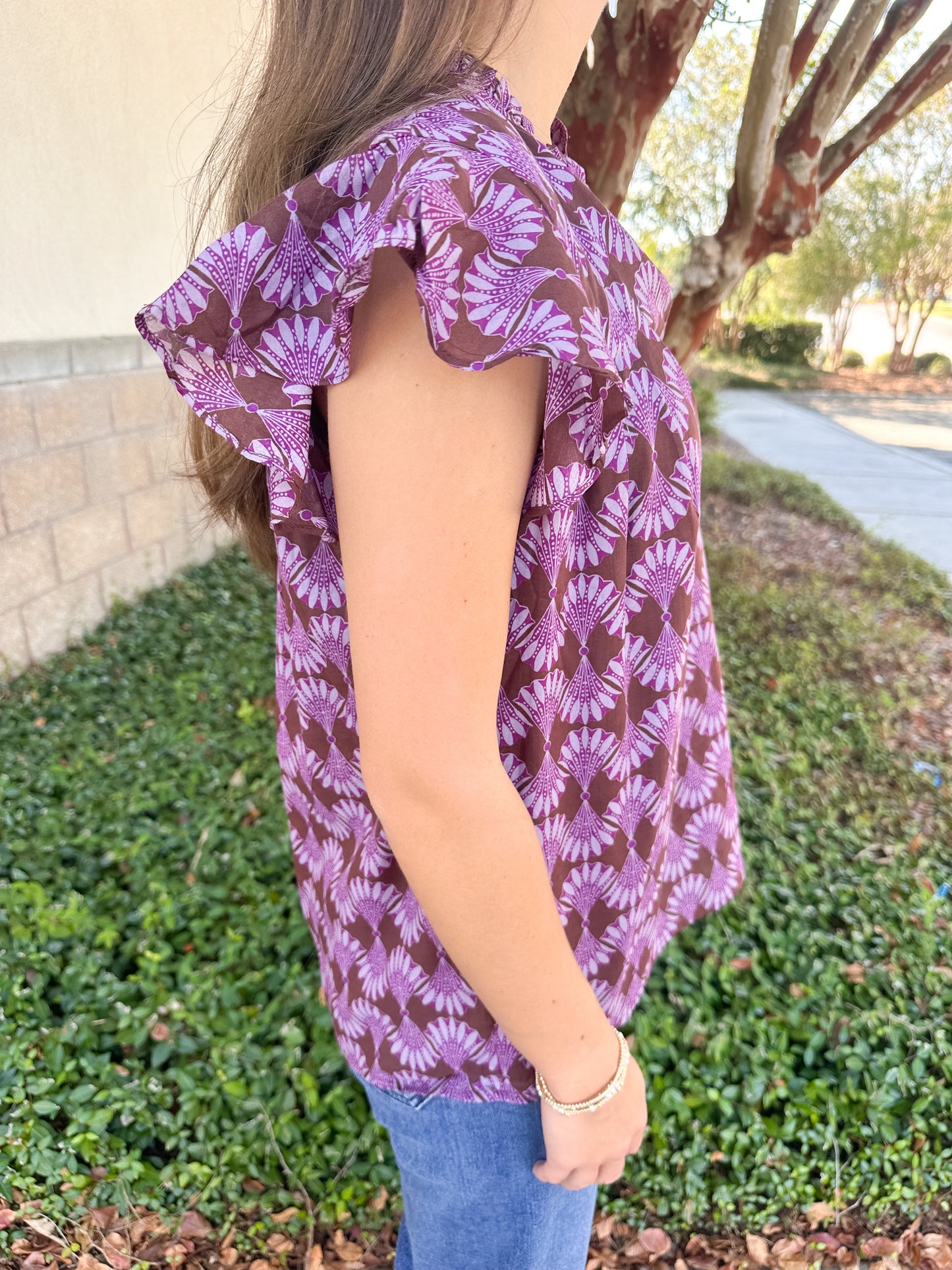 Cindi Ruffle Top