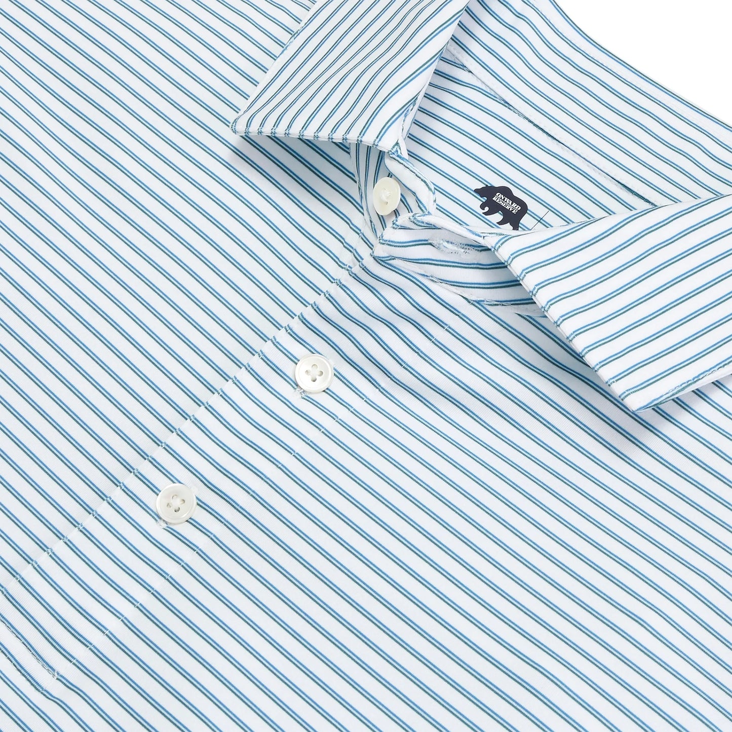 Onward Reserve Scout Stripe Performance Polo - Lake