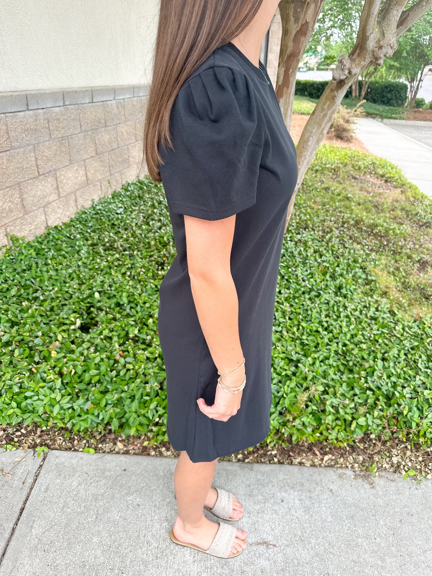 Carolina T-Shirt Dress - Black