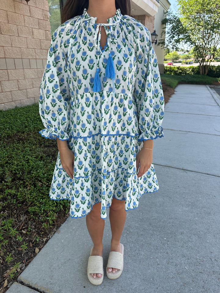 Verdant Floral Dress