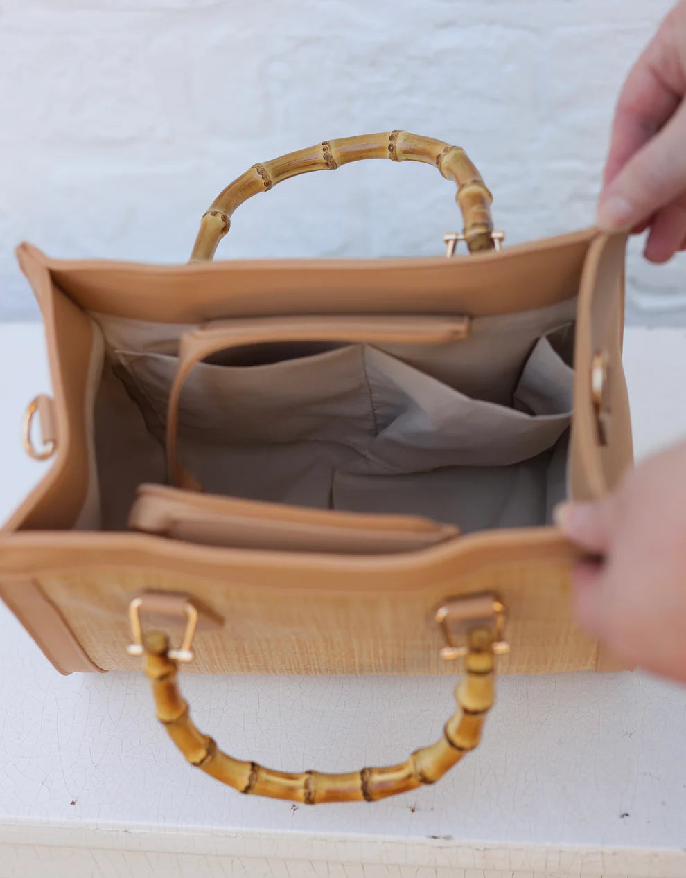 CH Kennedy Tote - Natural Mint