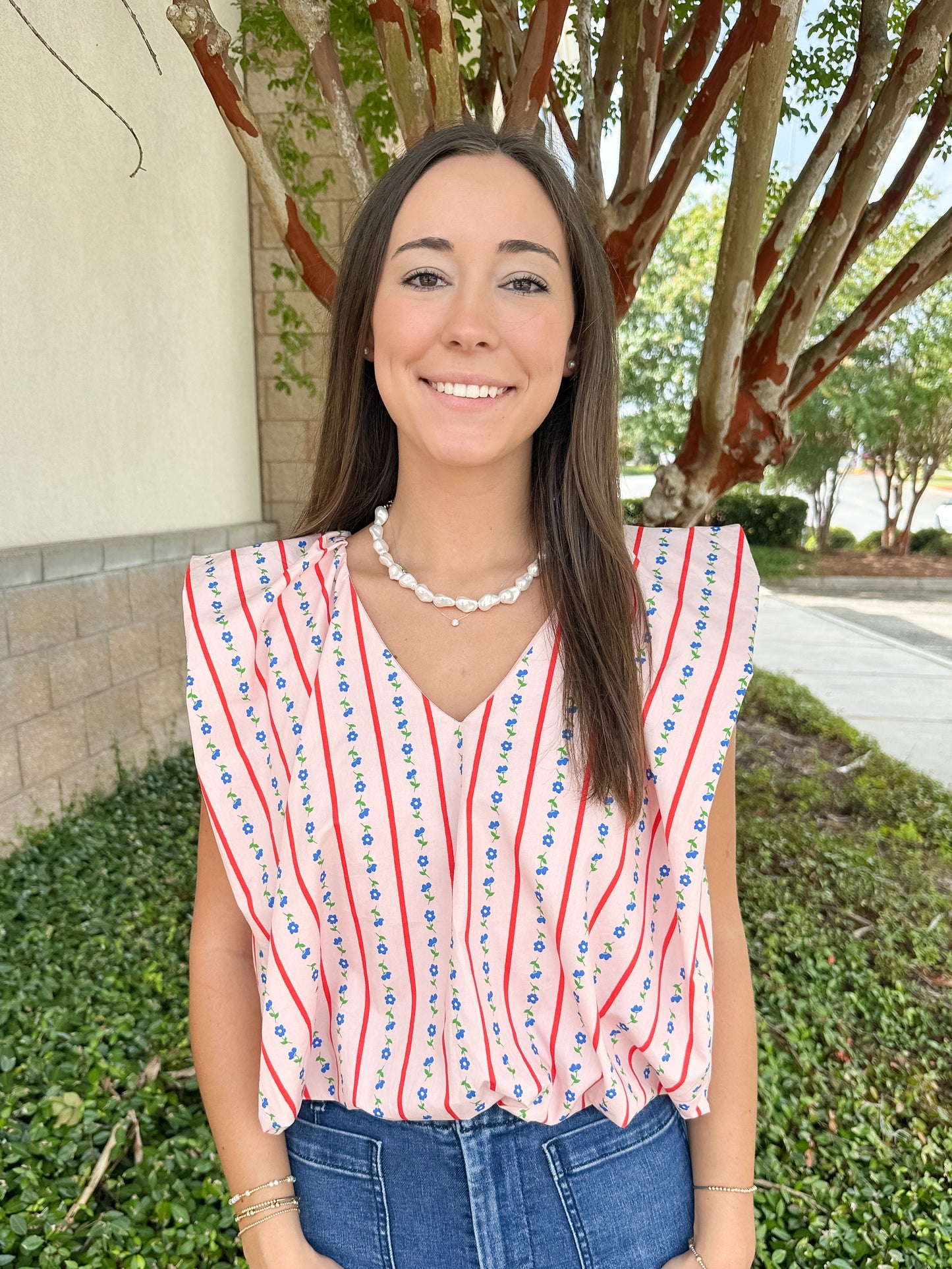 Francis Bubble Top - Floral Ditzy