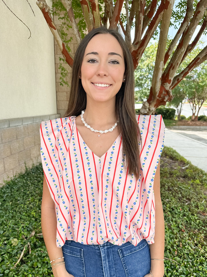 Francis Bubble Top - Floral Ditzy