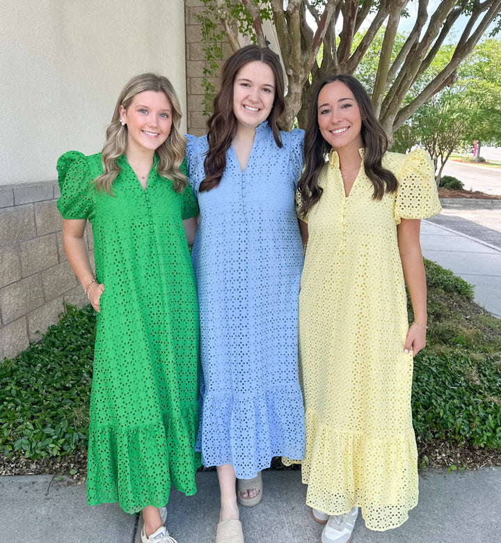 Elise Eyelet Maxi Dress