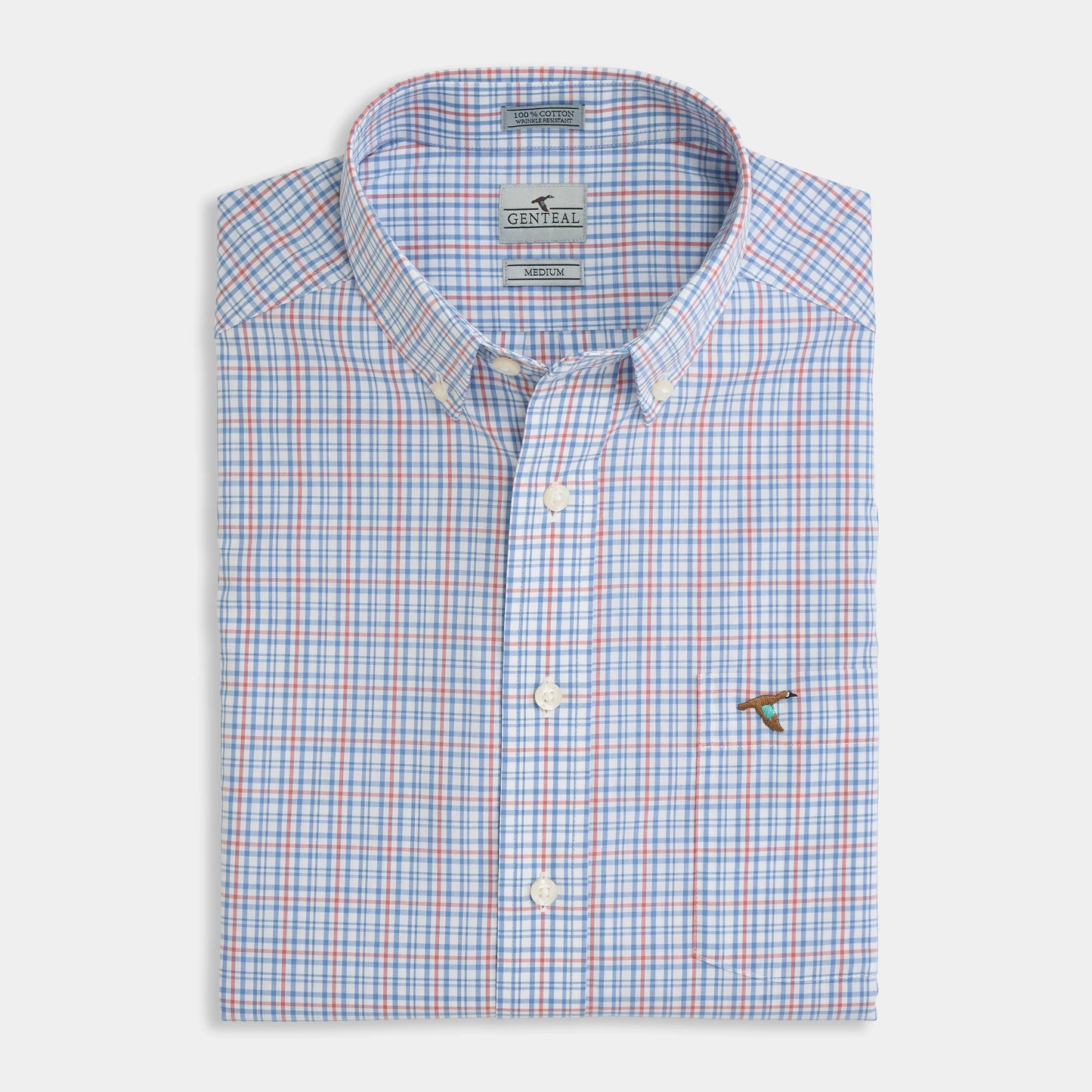Genteal S26 Addison Cotton Sport Shirt - Horizon