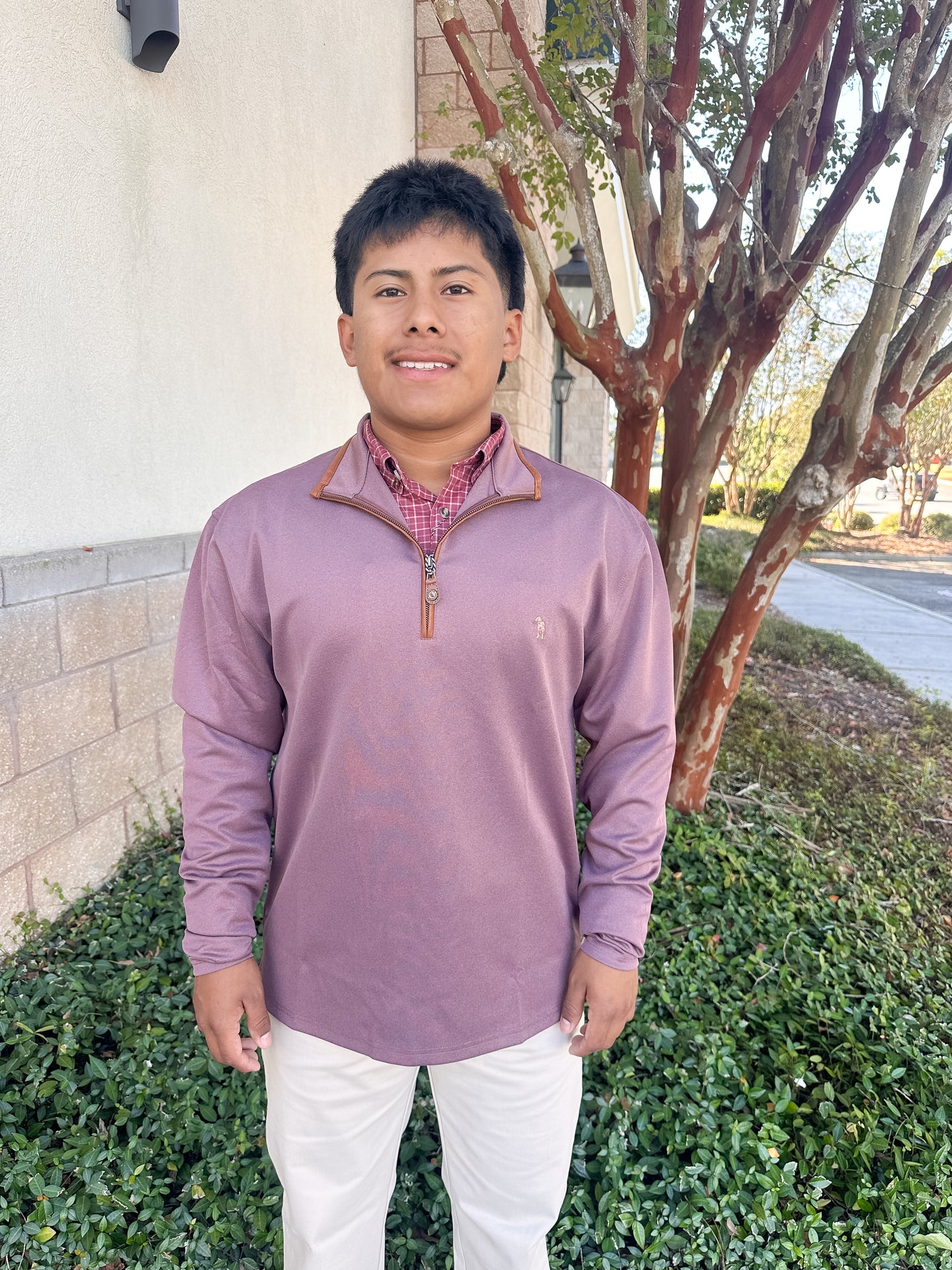 S. Casanova Performance Thurgood Quarter Zip - Cedar Grove