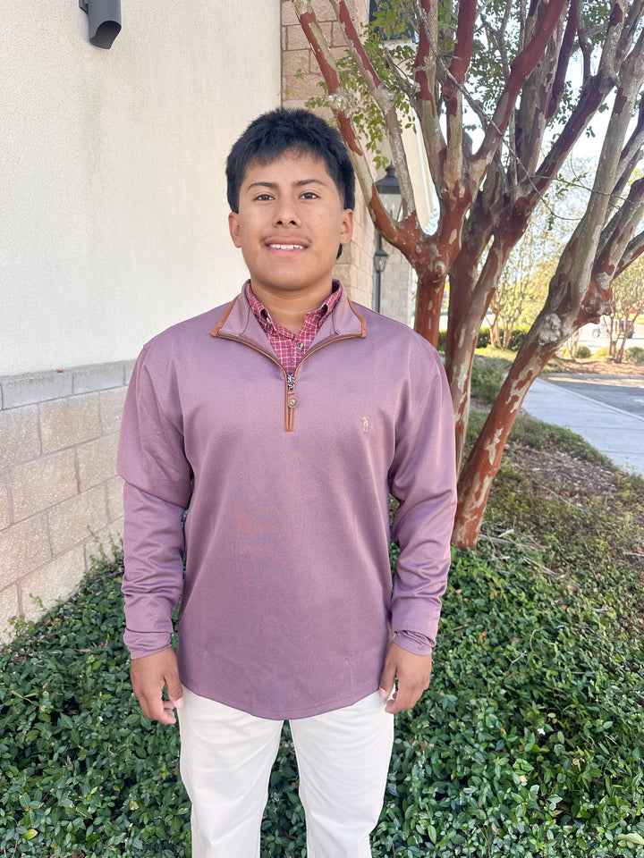 S. Casanova Performance Thurgood Quarter Zip - Cedar Grove