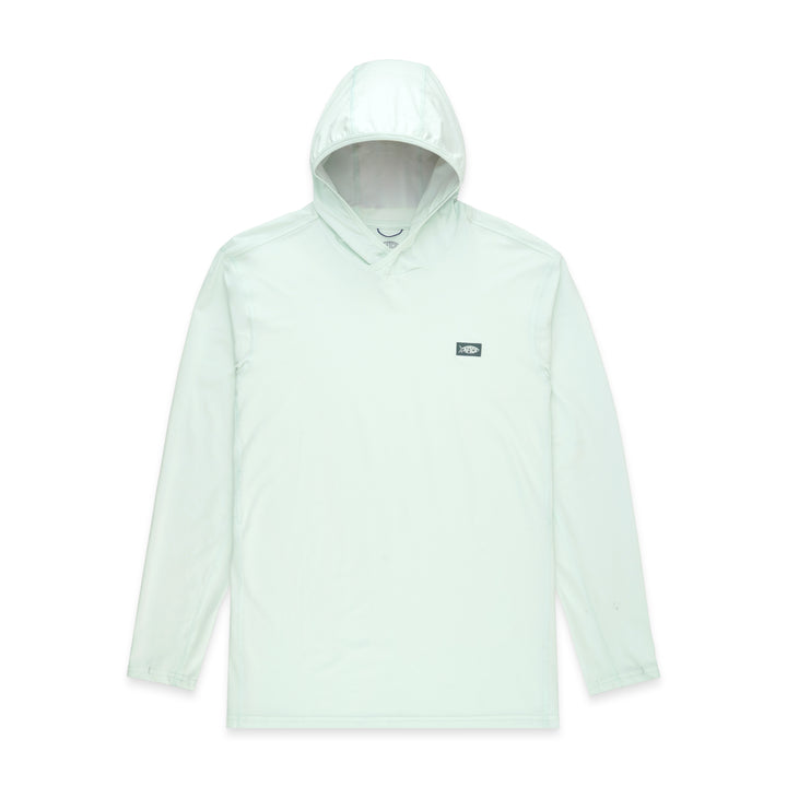 Aftco Men’s Air O Mesh Hoodie - Hint of Mint Heather