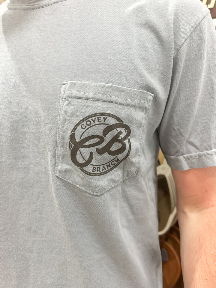 CB Men’s Marshland Pelican S/S Pocket T-Shirt - Gray