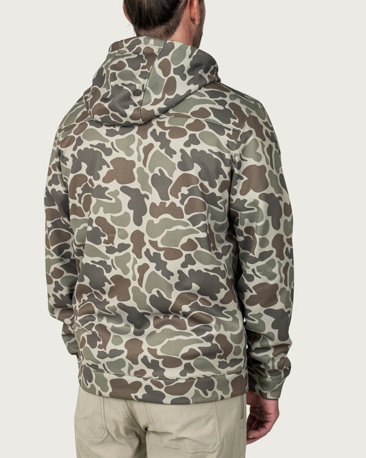 Marsh Wear Men’s Nor’easter Hoodie - Dark Green Mallard Camo