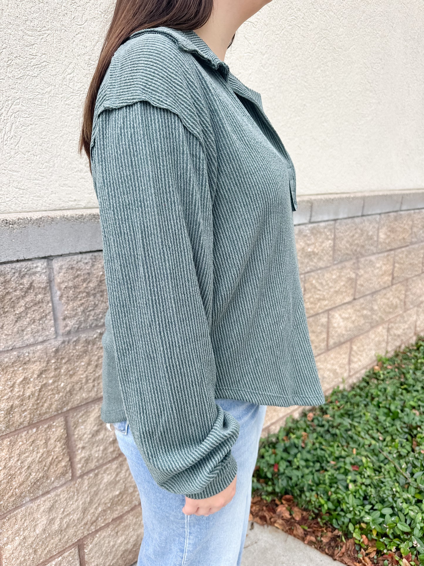 Azalea Knit Top - Jade