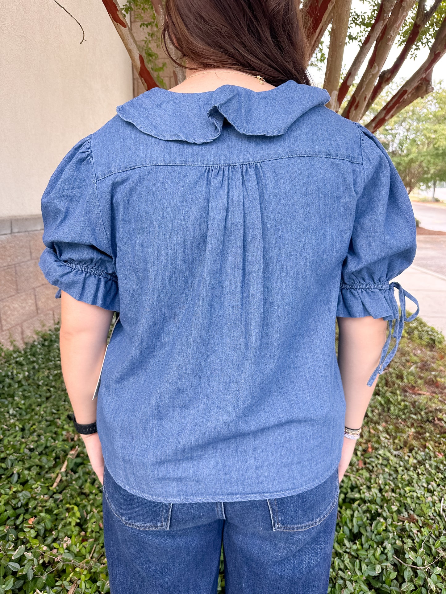 Gilbert Denim Top