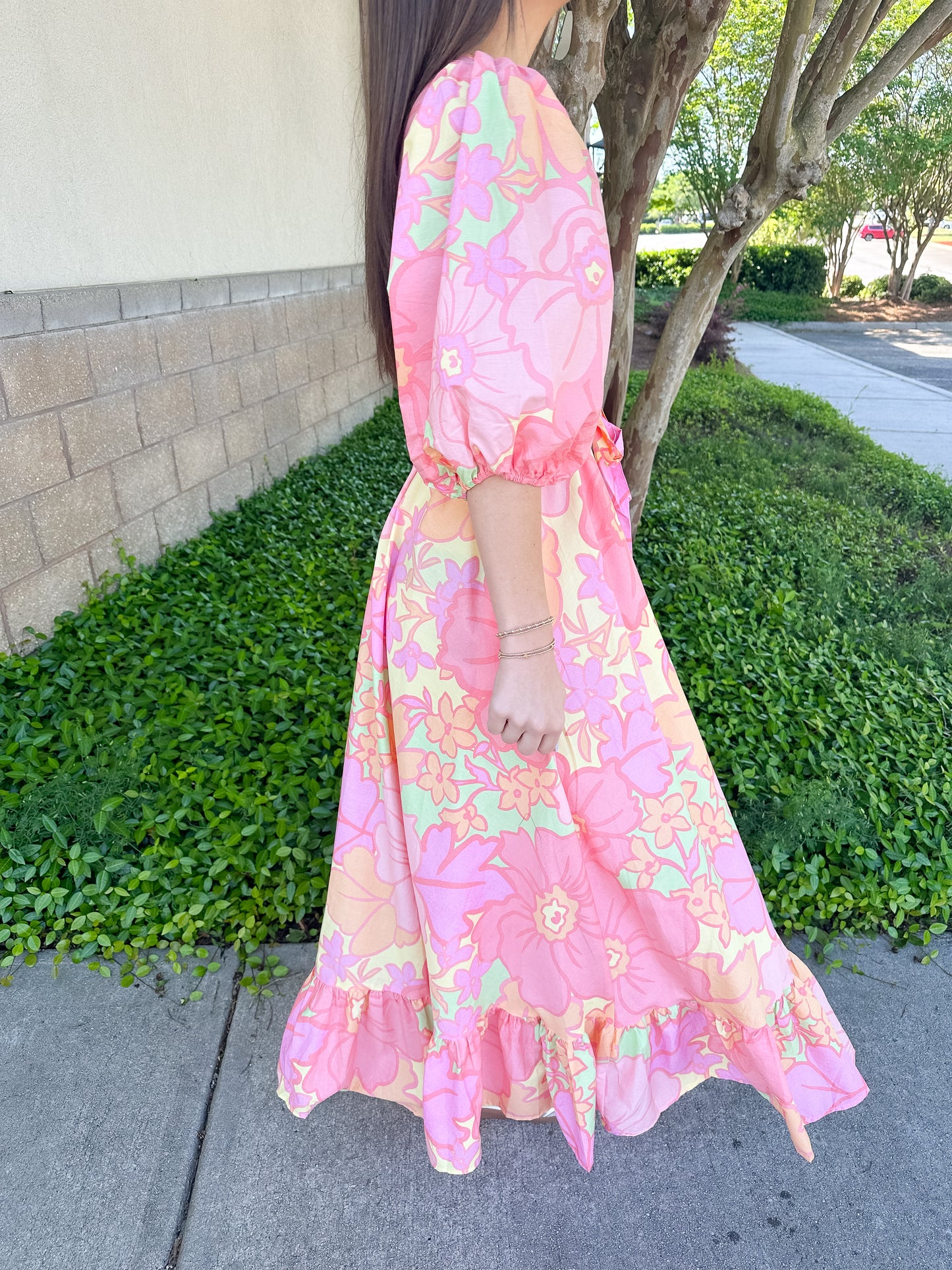 Andrea Belt Maxi Dress