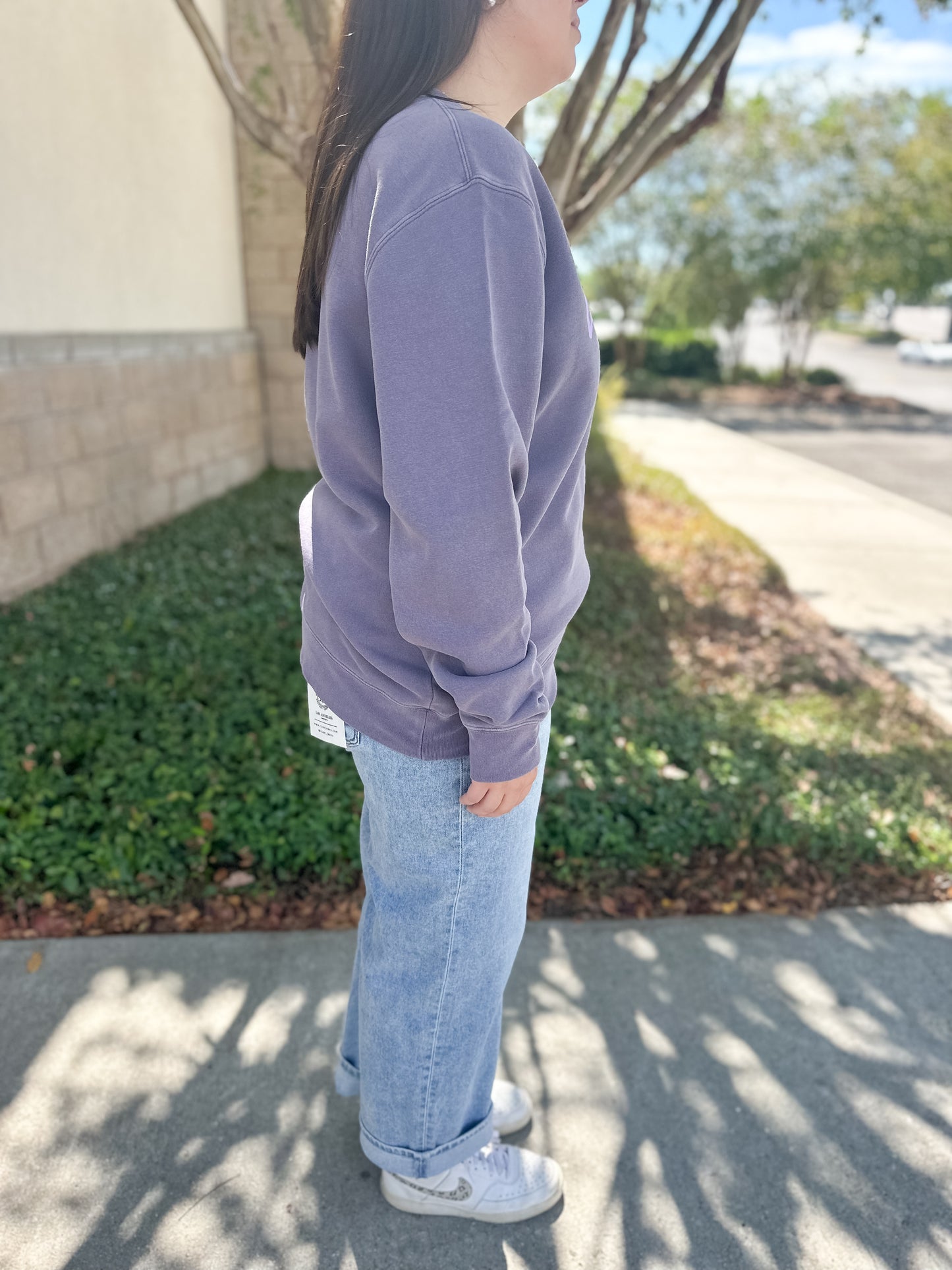 Old Row Logo Sweatshirt - Plum