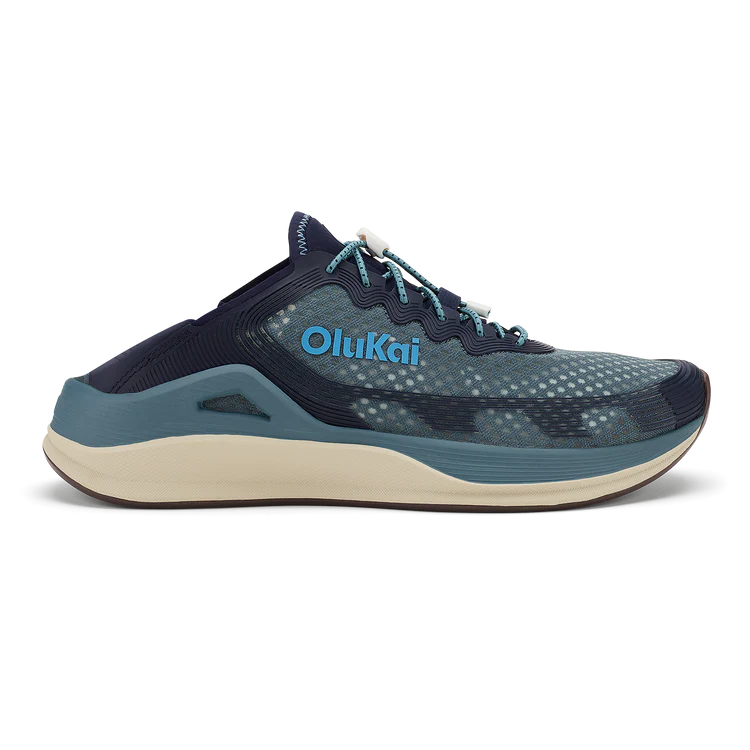 Olukai Men’s ‘Ahi Performance Marine Shoe - Storm|Trench Blue