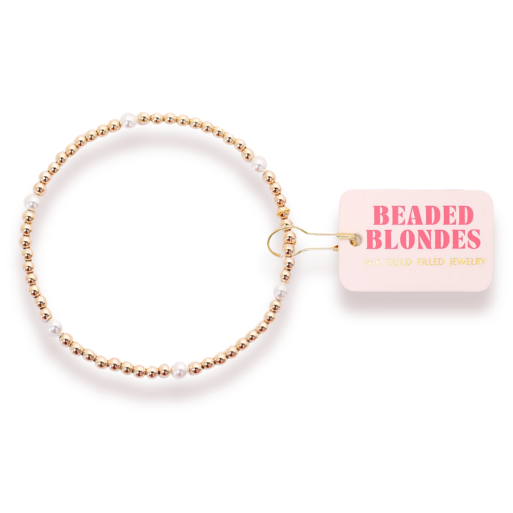 Beaded Blondes Madi Pearl Bracelet