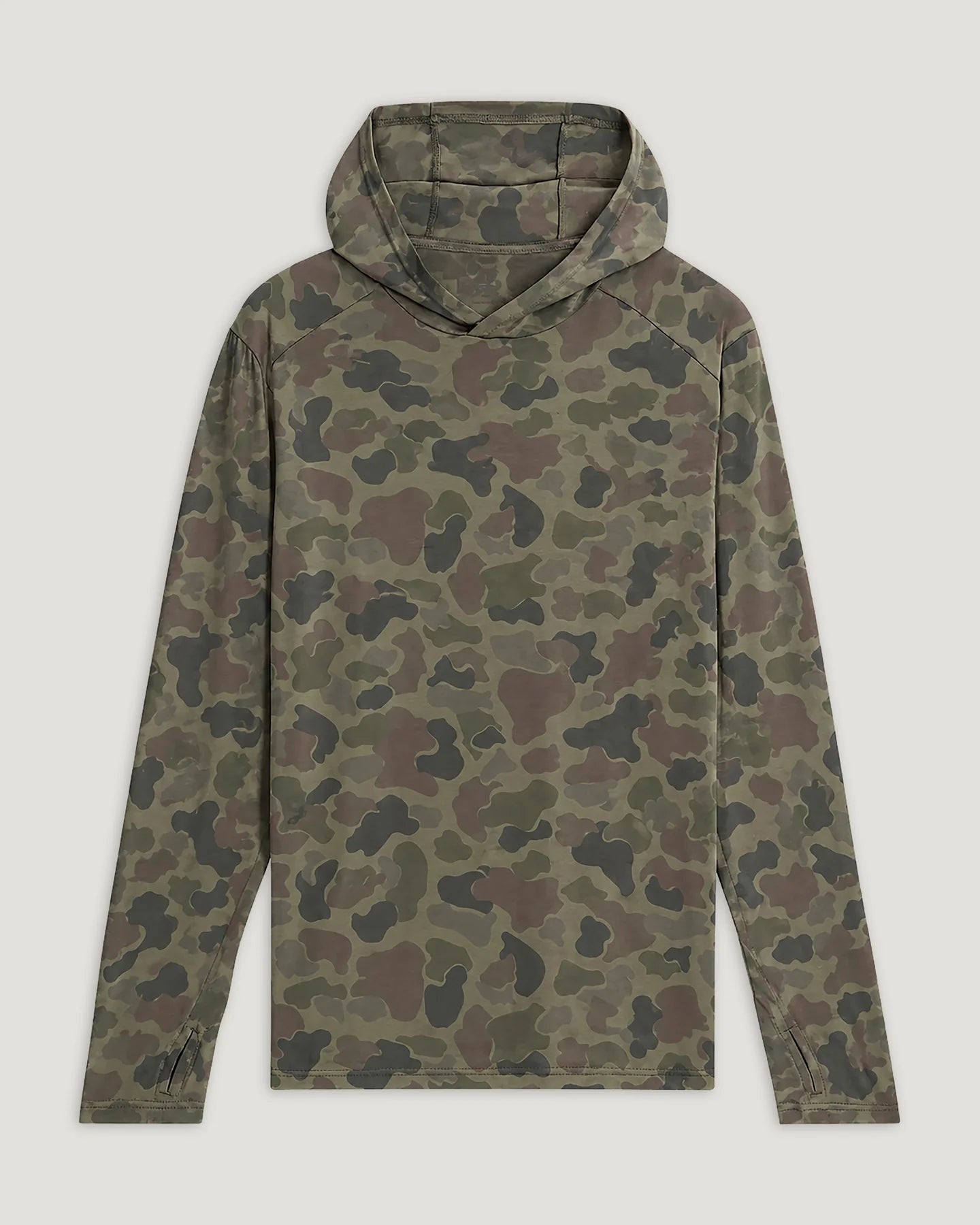 Free Fly Men’s Bamboo Shade Hoodie - Vintage Camo Oil Green