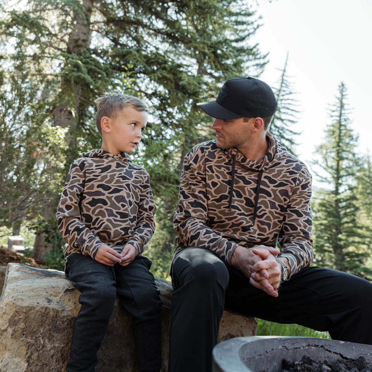 Burlebo Youth Thermal Hoodie - Gauge Camo