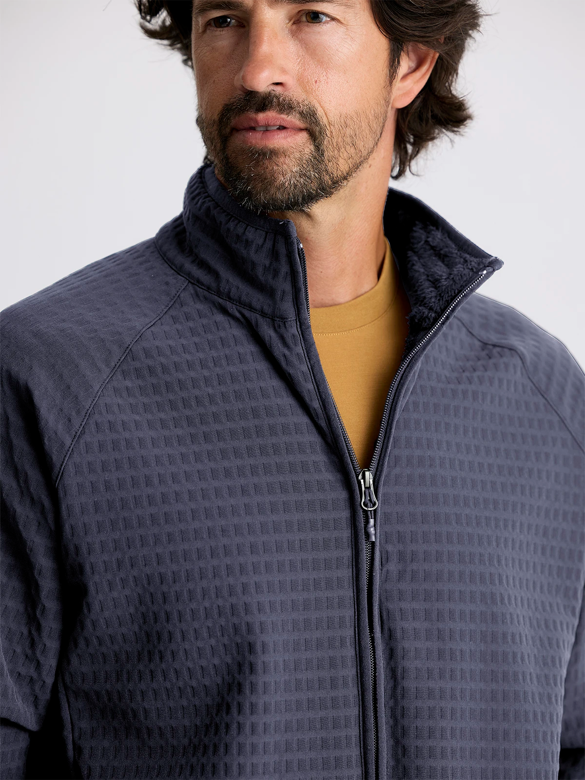FreeFly Men’s Gridback Fleece Jacket - Storm Cloud