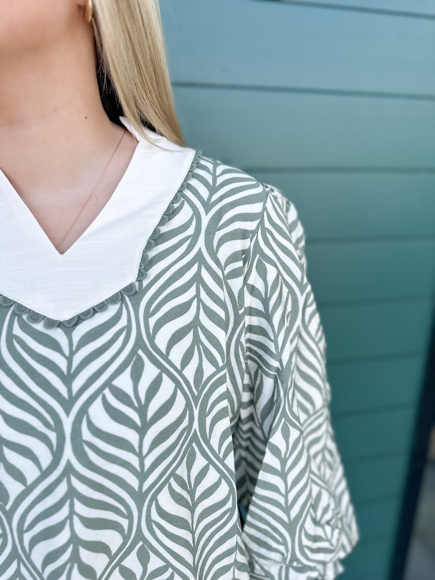 Hillary Printed Top