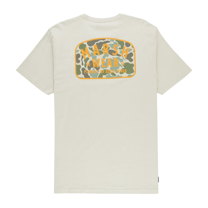 Marsh Wear Men’s S26 Alton Camo S/S Pocket T-Shirt - Stone