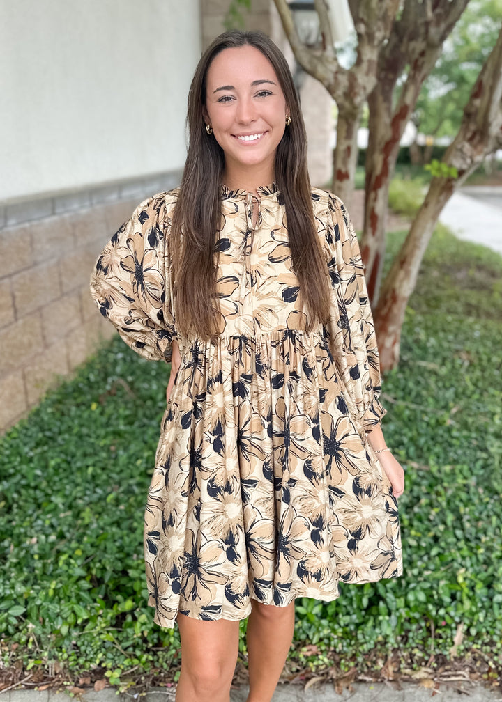 Fall Flowers Dress