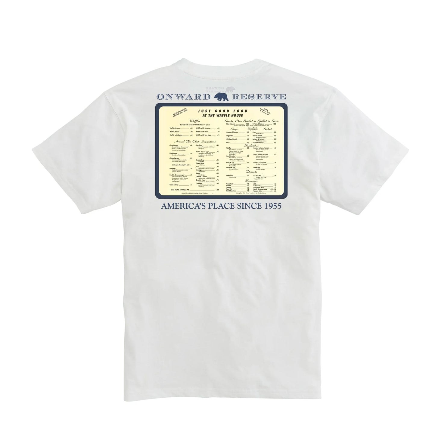 Onward Reserve Just Good Food S/S T-Shirt - White