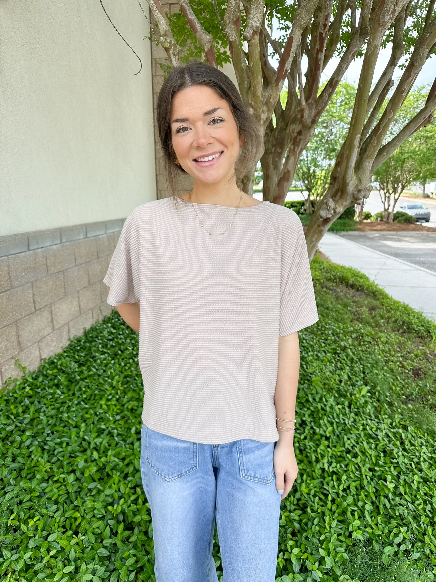 Leena Top - Taupe