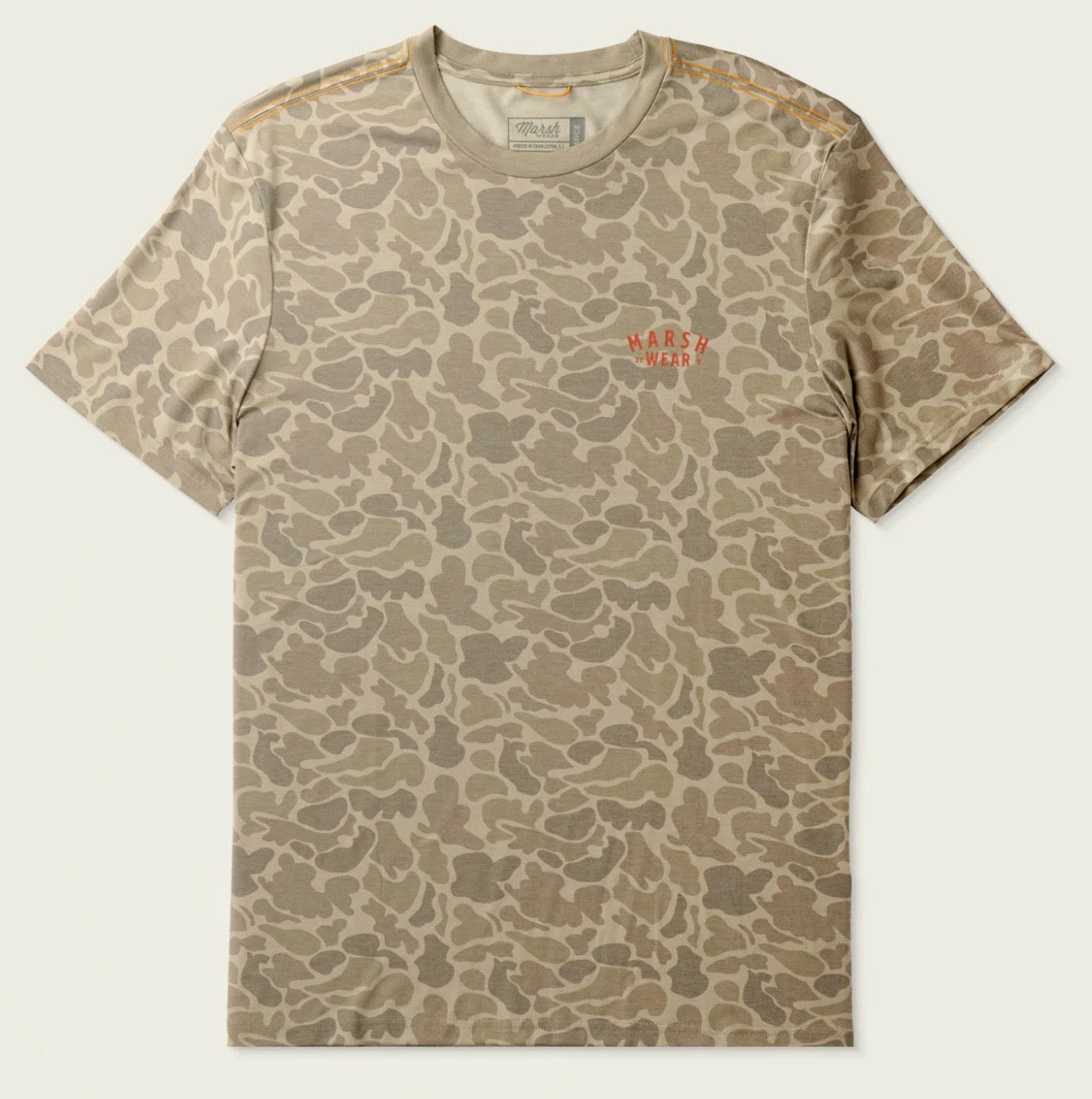 Marsh Wear Men’s Stackhouse Hagood S/S T-Shirt - Khaki Mallard Camo