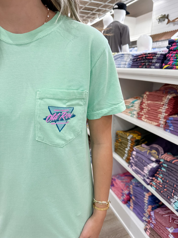 Old Row Retro Triangle 2.0 S/S Pocket T-Shirt - Island Reef