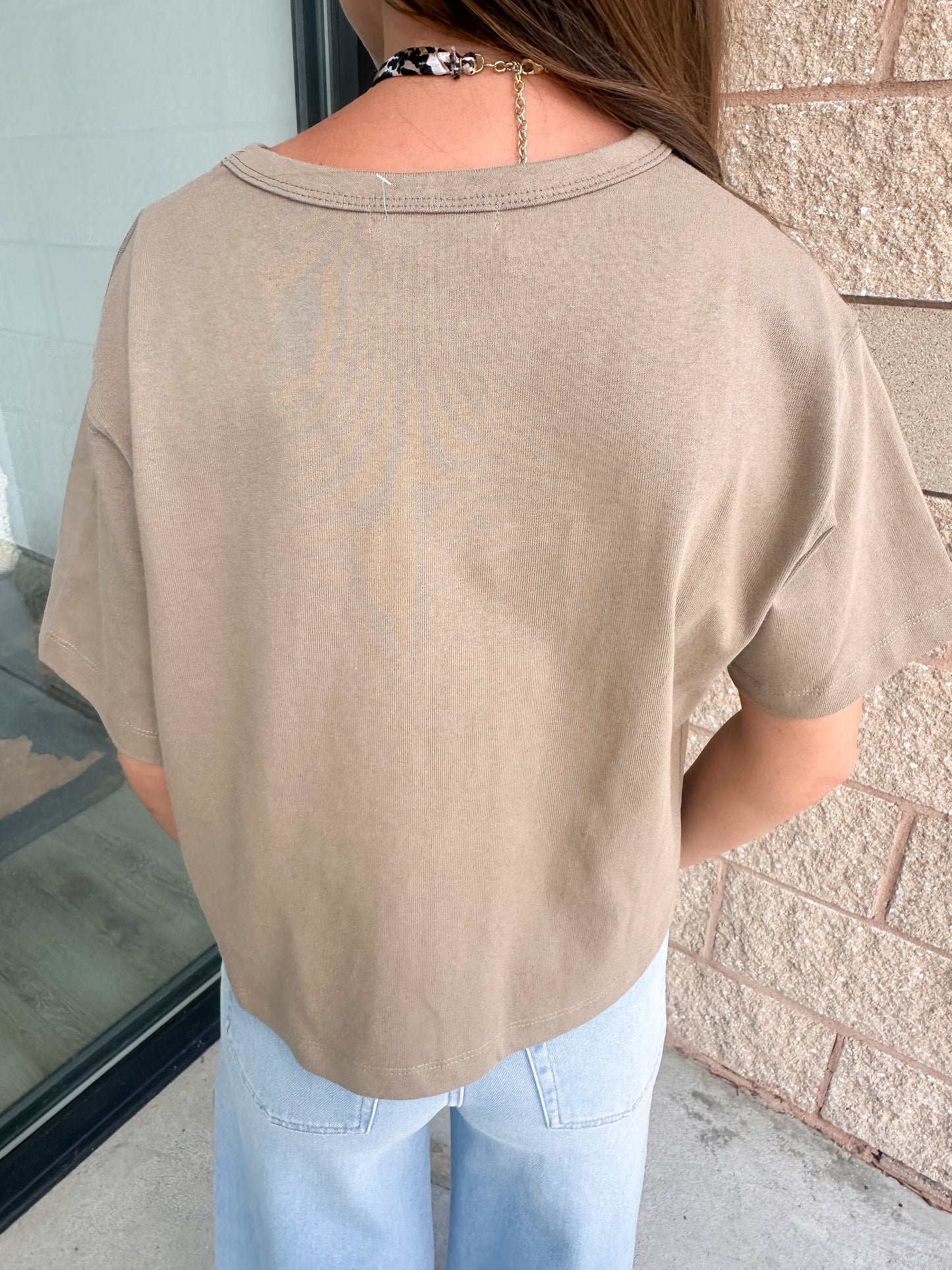 Beck Knit Tee - Olive
